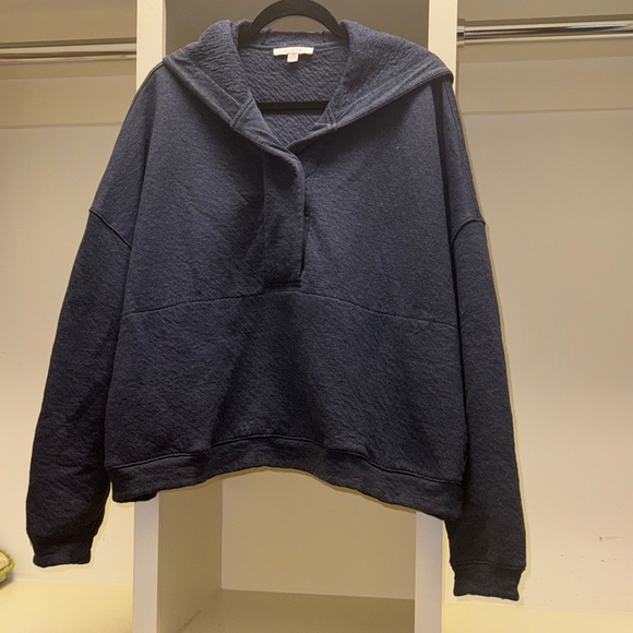 Lunya Restore Double Face Pullover | Deep Heather - Picture 1 of 2